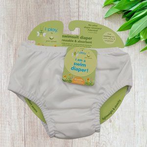 Green Sprouts Baby Swim Diaper Reusable Absorbent 24 Months White Beach Pool